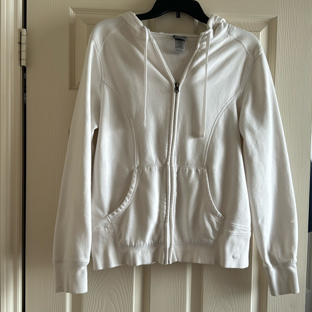 CHAMPION WHITE HOODIE